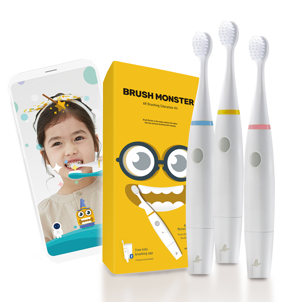 BRUSH MONSTER ブラッシュモンスター 子供用スマートトラッキング電動